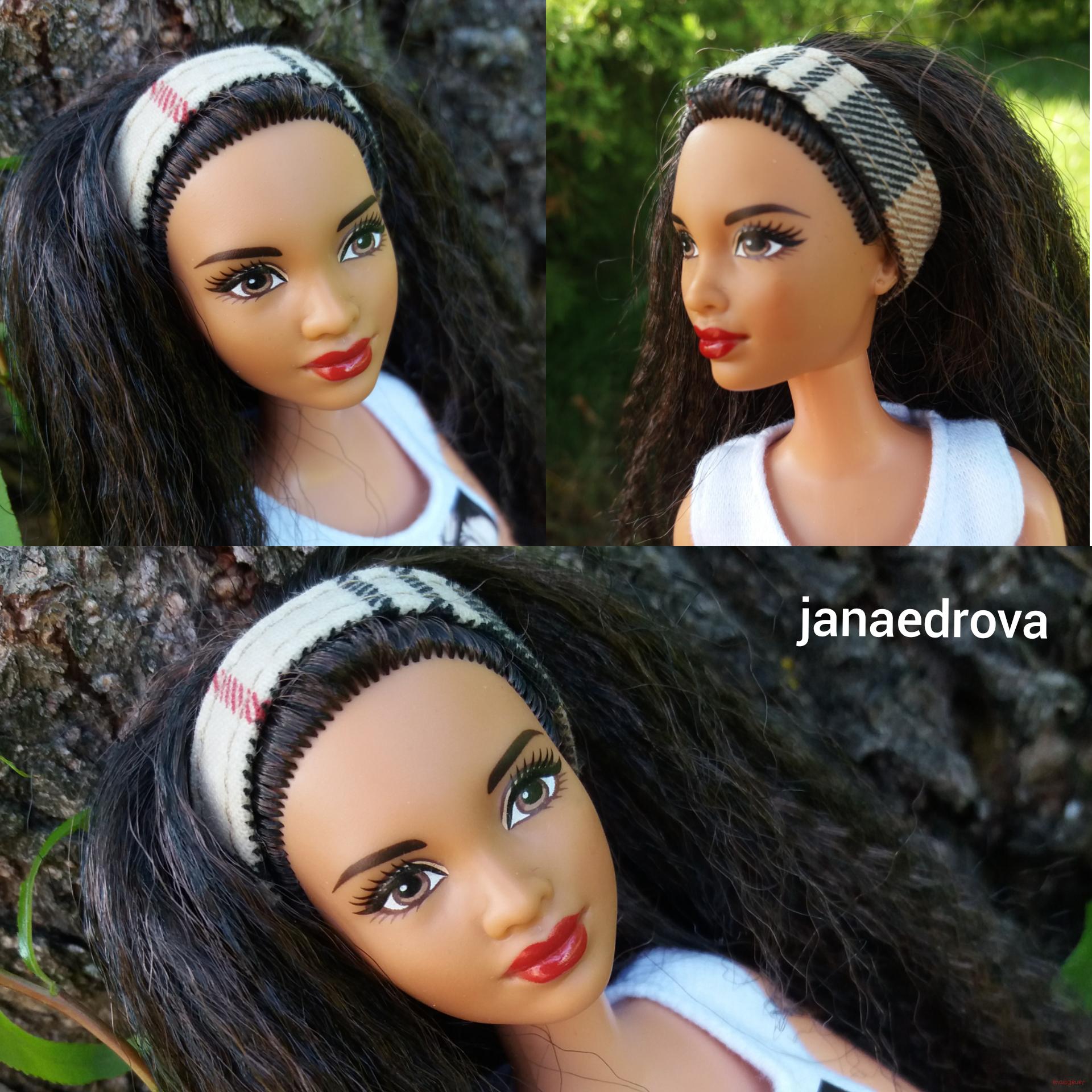 ČELENKA pro panenky -  styl Burberry