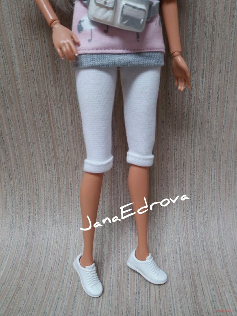 Legíny 3/4 pro panenky Barbie , 32 barev