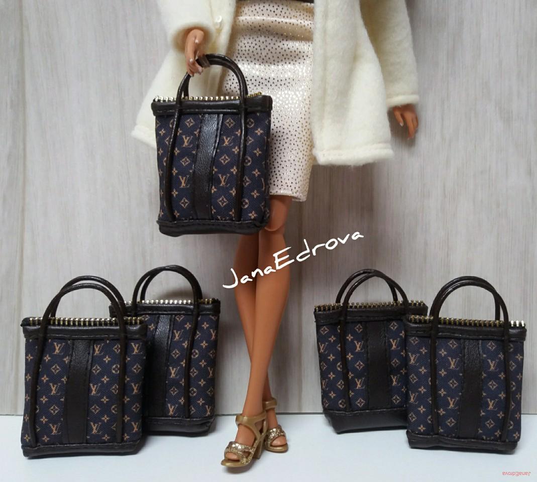 Kabelka pro panenky ve stylu LV
