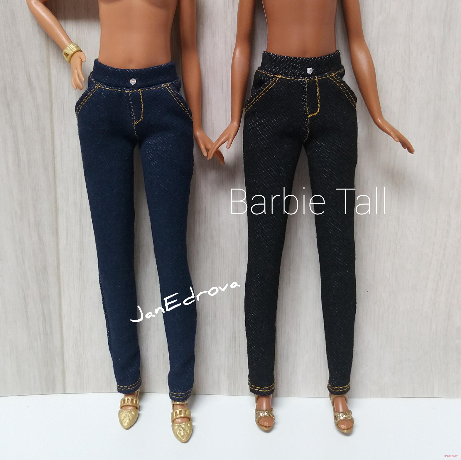 Elastické džíny s kapsami pro vysokou Barbie 32,5 cm (tall)