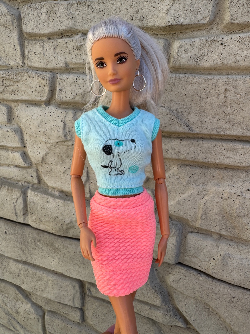 Oblečky pro panenky | Komplet Letní Snoppy pro Barbie