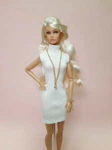 Úpletové minišaty pro panenky 