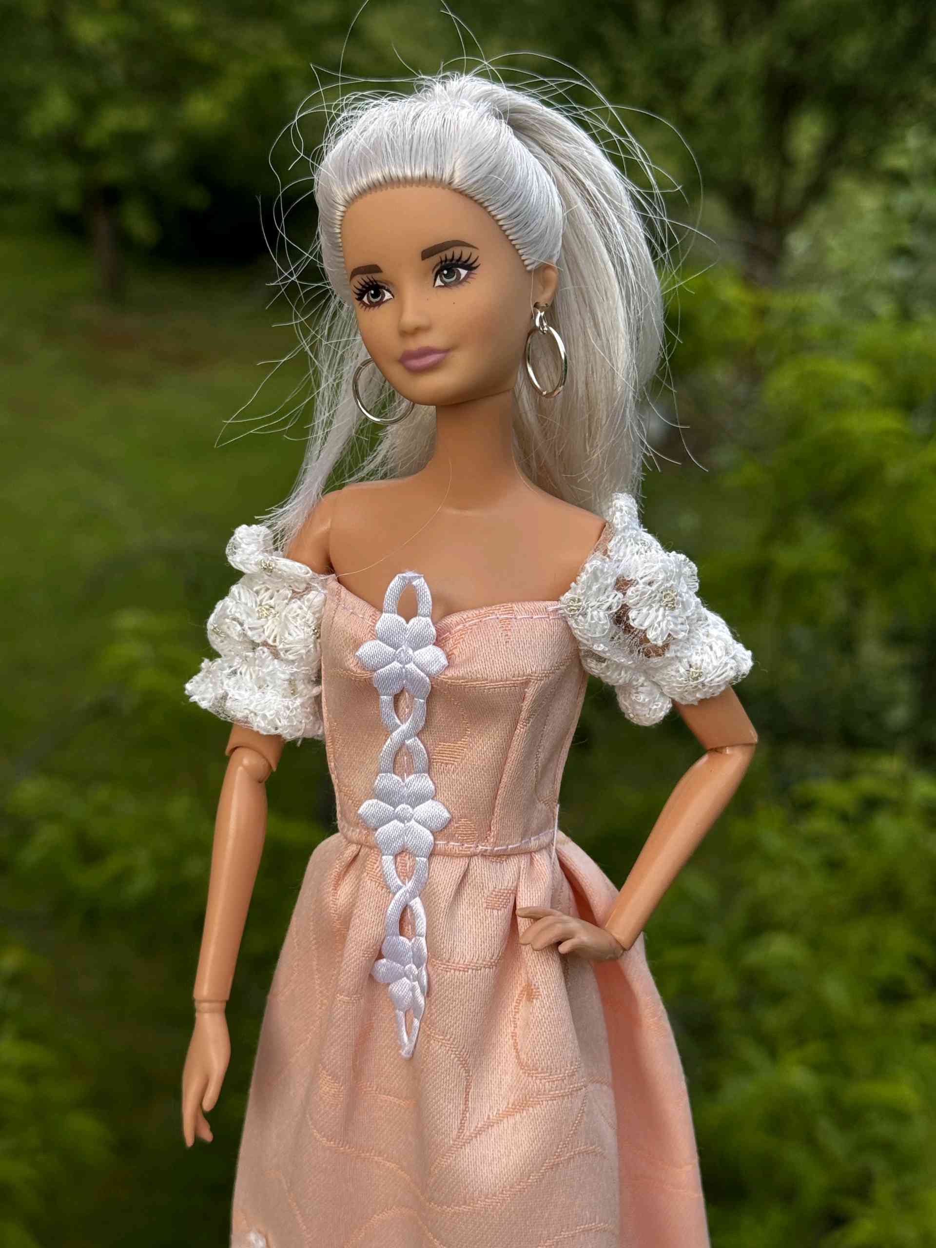 Oblečky pro panenky | Šaty PRINCEZNOVSKÉ pro Barbie