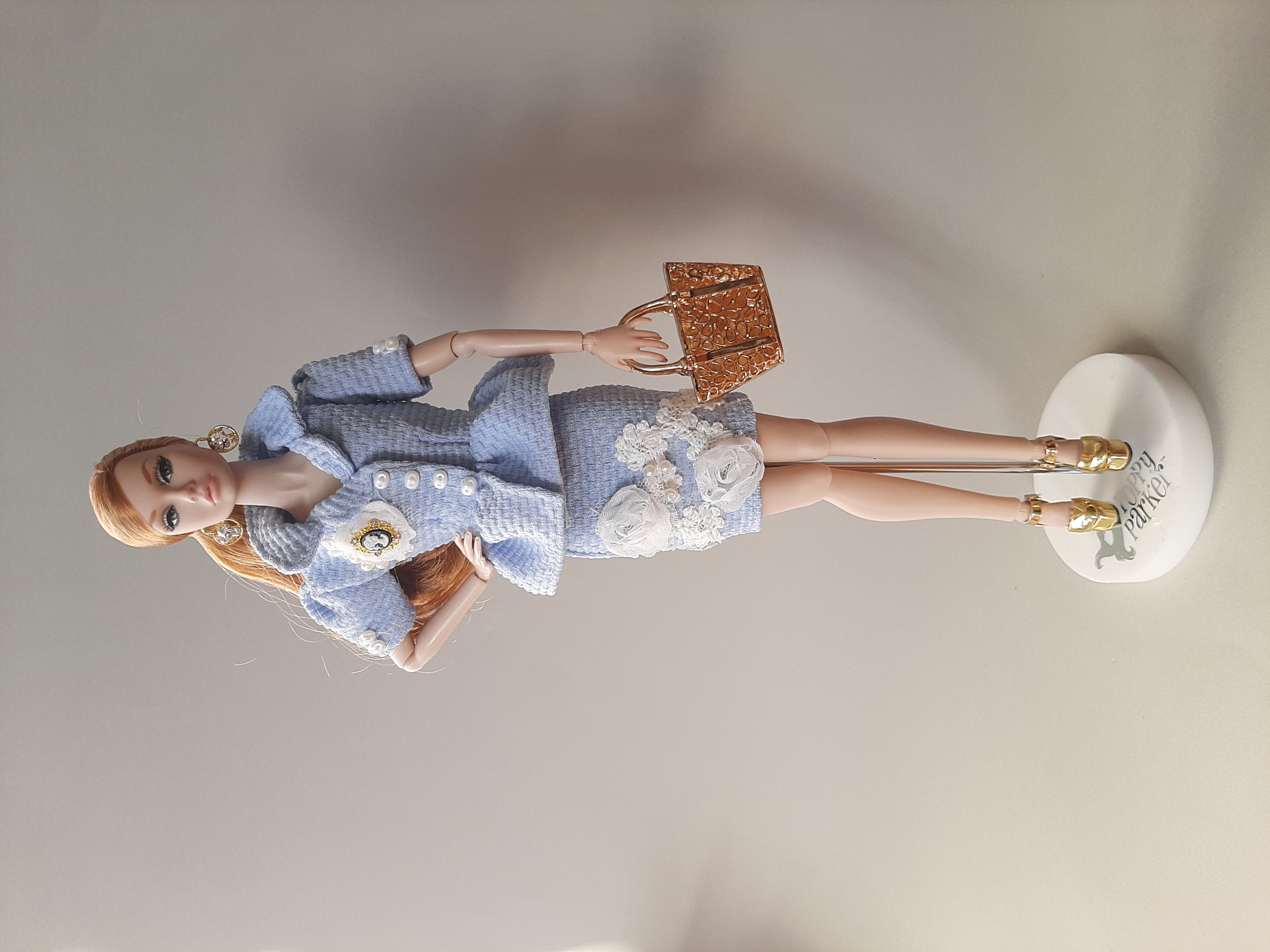 Elegant suit -  ( JACKET + SKIRT)  for 30 cm , 1/6 dolls , by JanaEdrova