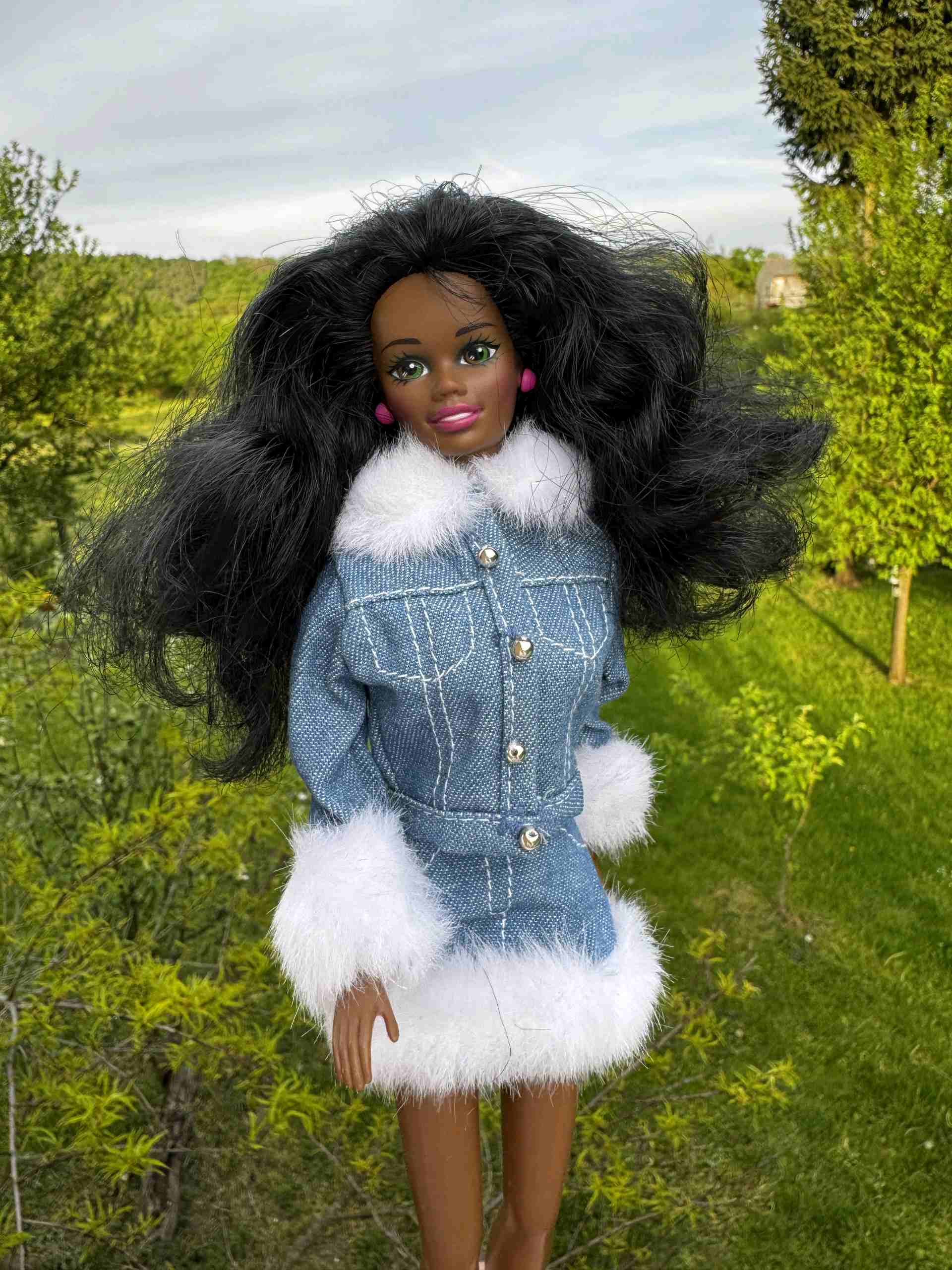 Barbie Retro Christie (Asha) – Winter Denim Style (1995)
