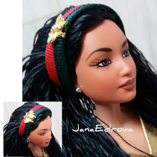 Čelenka pro panenky s ozdobou " Včela "